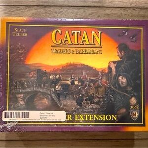 Mayfair CATAN Traders Barbarians Board Game 5-6 Expansion Klaus Teuber 3068